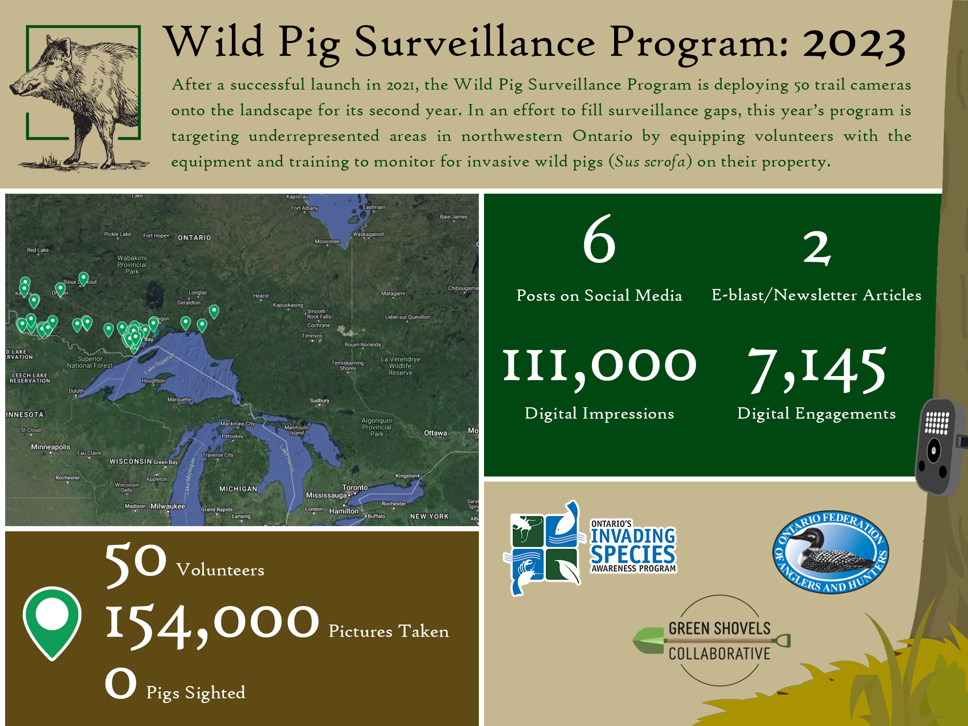 Wild Pig Program Infographic 2021